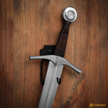 mythrojan-slender-sword-wall-mount-in-forged-black-finish-universal-sword-holder-wall-display