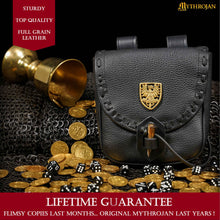 mythrojan-the-adventurer-s-belt-bag-with-solid-brass-eagle-decoration-ideal-for-sca-larp-reenactment-ren-fair-full-grain-leather-black-8-x-7