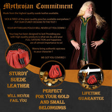 mythrojan-gold-and-dice-medieval-drawstring-pouch-ideal-for-sca-larp-reenactment-ren-fair-suede-leather-bag-3-5