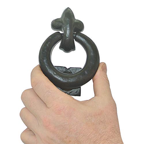 Mythrojan Cast Iron Ring Front Door Knocker Artisan Made Antique Knocker Case Lot