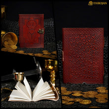 mythrojan-medieval-goddess-leather-journal-with-lock-5-x-7-inches-handmade-vintage-diary-notebook
