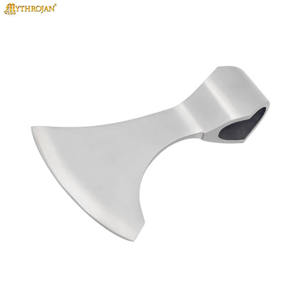 Mythrojan Medieval Viking Axe Battle Ready Axehead Reenactment Renaissance Costume - 6&quot;