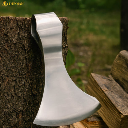 Mythrojan Medieval Viking Axe Battle Ready Axehead Reenactment Renaissance Costume - 9.5"