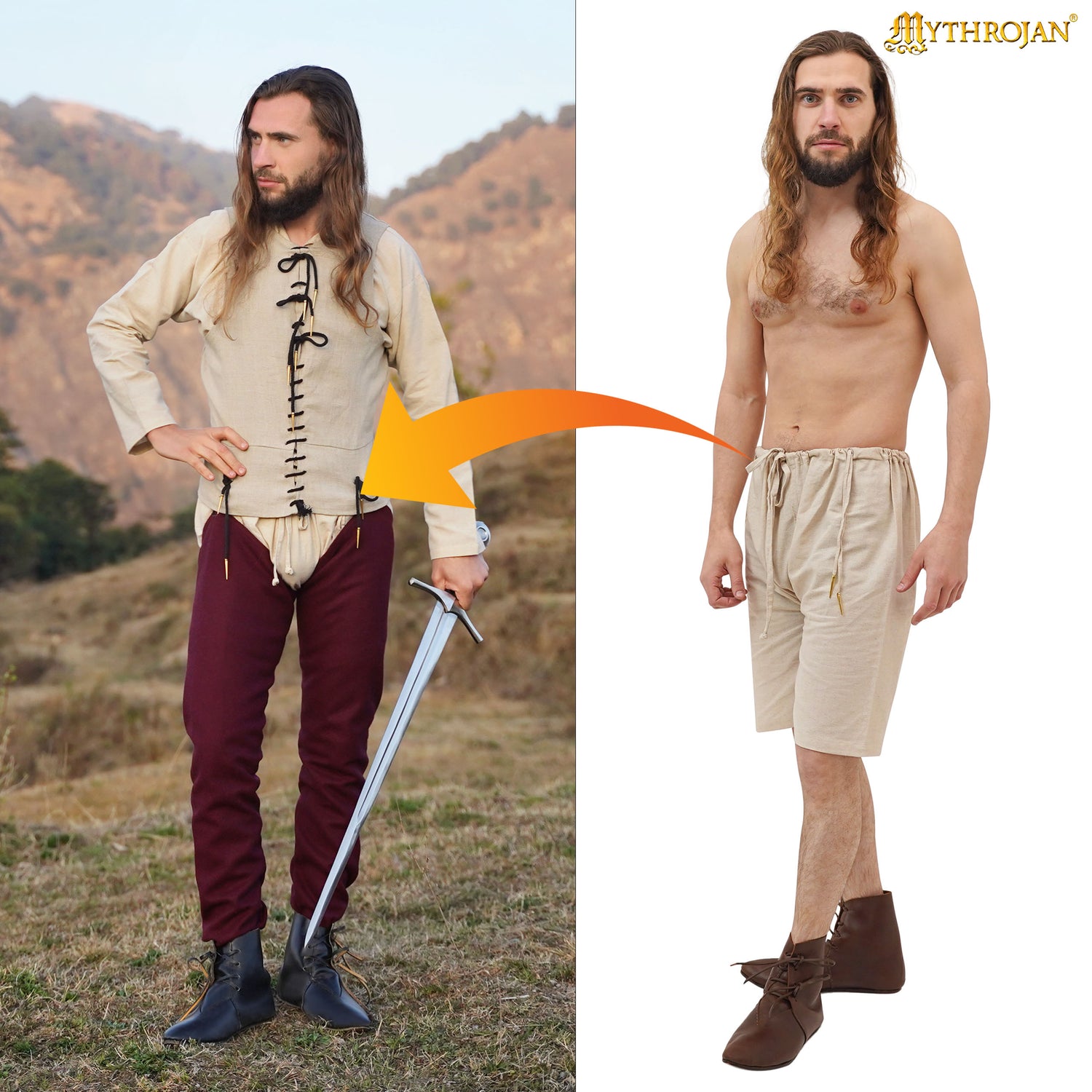 Thorin Medieval Breeches: Durable and Comfortable for Historical Reenactment and LARP