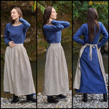 Peasant Daughter Medieval Apron: Practical and Authentic for Medieval Reenactment