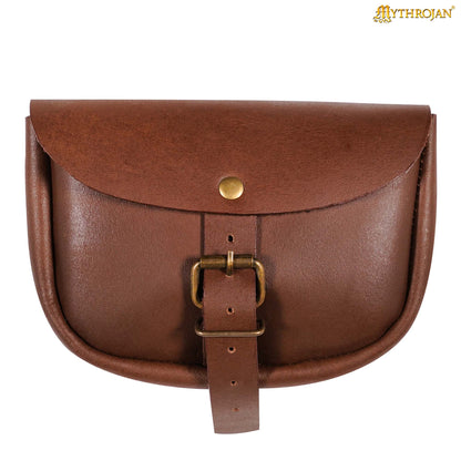 Mythrojan The Medieval Burglar Leather Belt Pouch Coin &amp; Essentials Bag