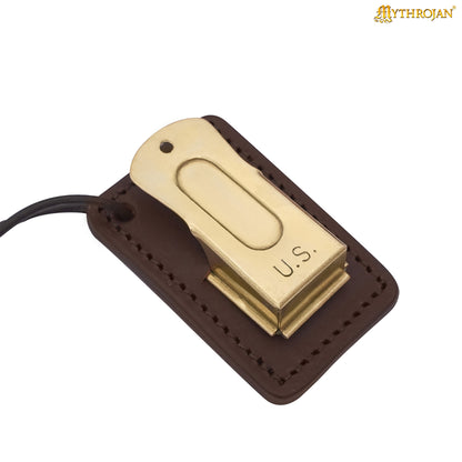 Mythrojan Military Grade Dog Training Clicker : Solid Brass and Steel construction for the perfect Pet Training Clicker Robust WII style Military Metal Clicker