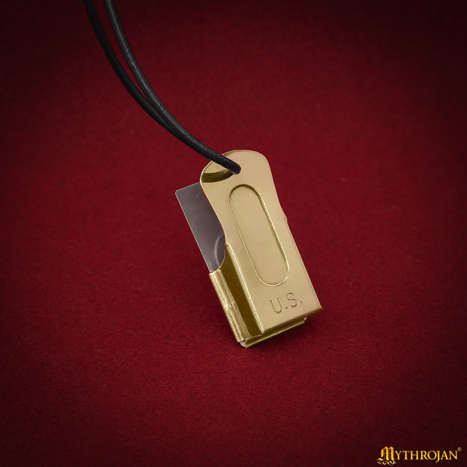 metal gear wii Mythrojan Brass and Steel Pet Training Clicker Puppy Dog Training Cricket Clicker U.S. Engraved WII Military Gear Metal Clicker