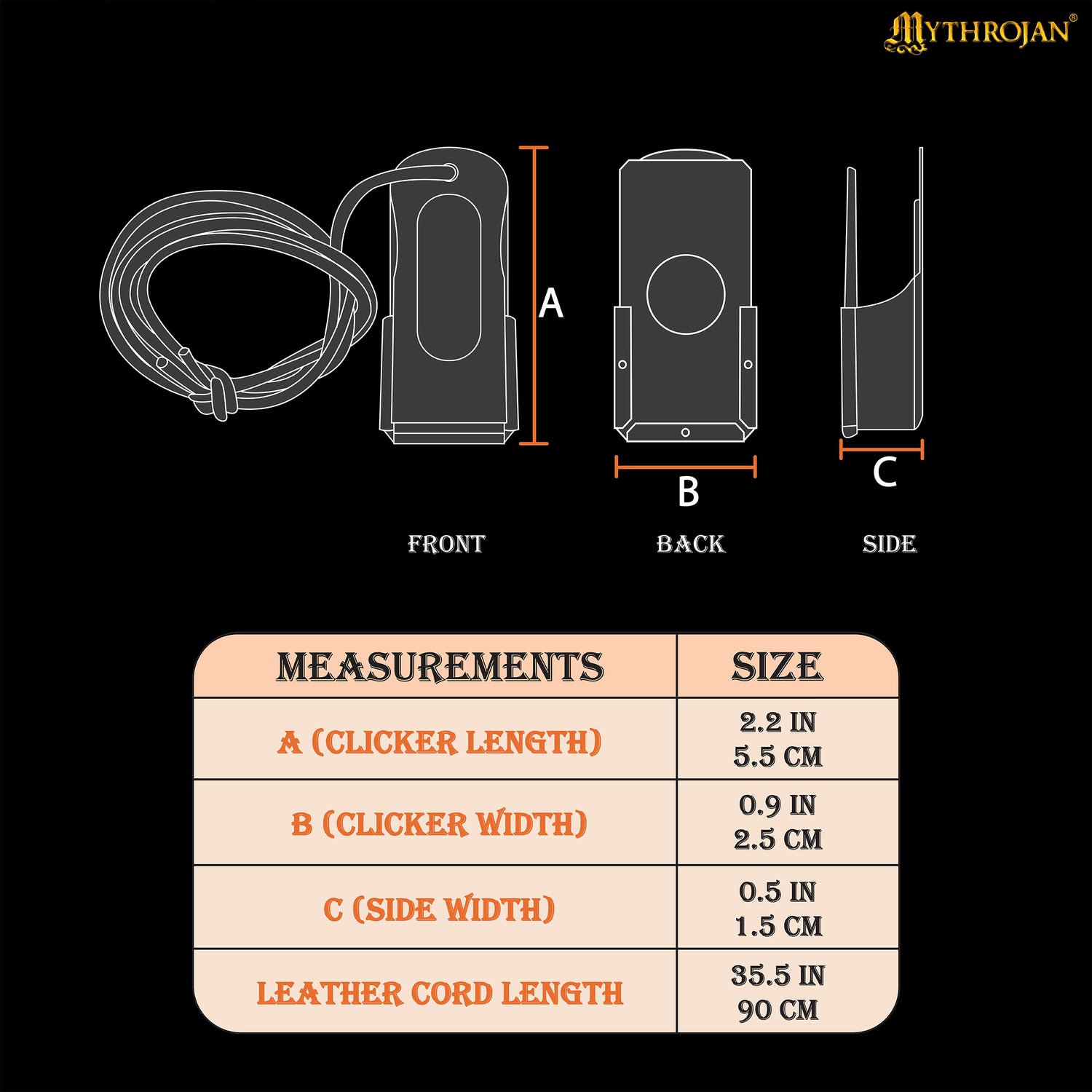 Mythrojan Brass and Steel Pet Training Clicker Puppy Dog Training Cricket Clicker U.S. Engraved WII Military Gear Metal Clicker