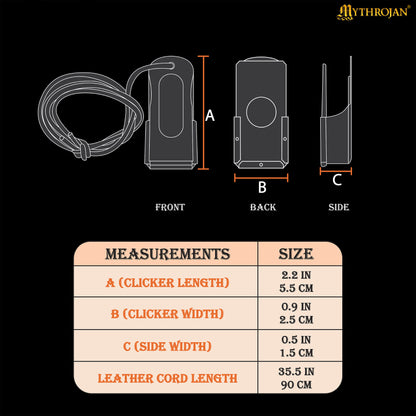Mythrojan Brass and Steel Pet Training Clicker Puppy Dog Training Cricket Clicker U.S. Engraved WII Military Gear Metal Clicker
