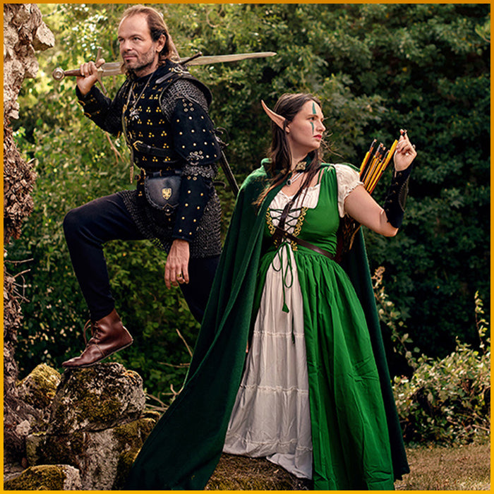 medieval leather dress Ravenswood Saberist Leather Dress