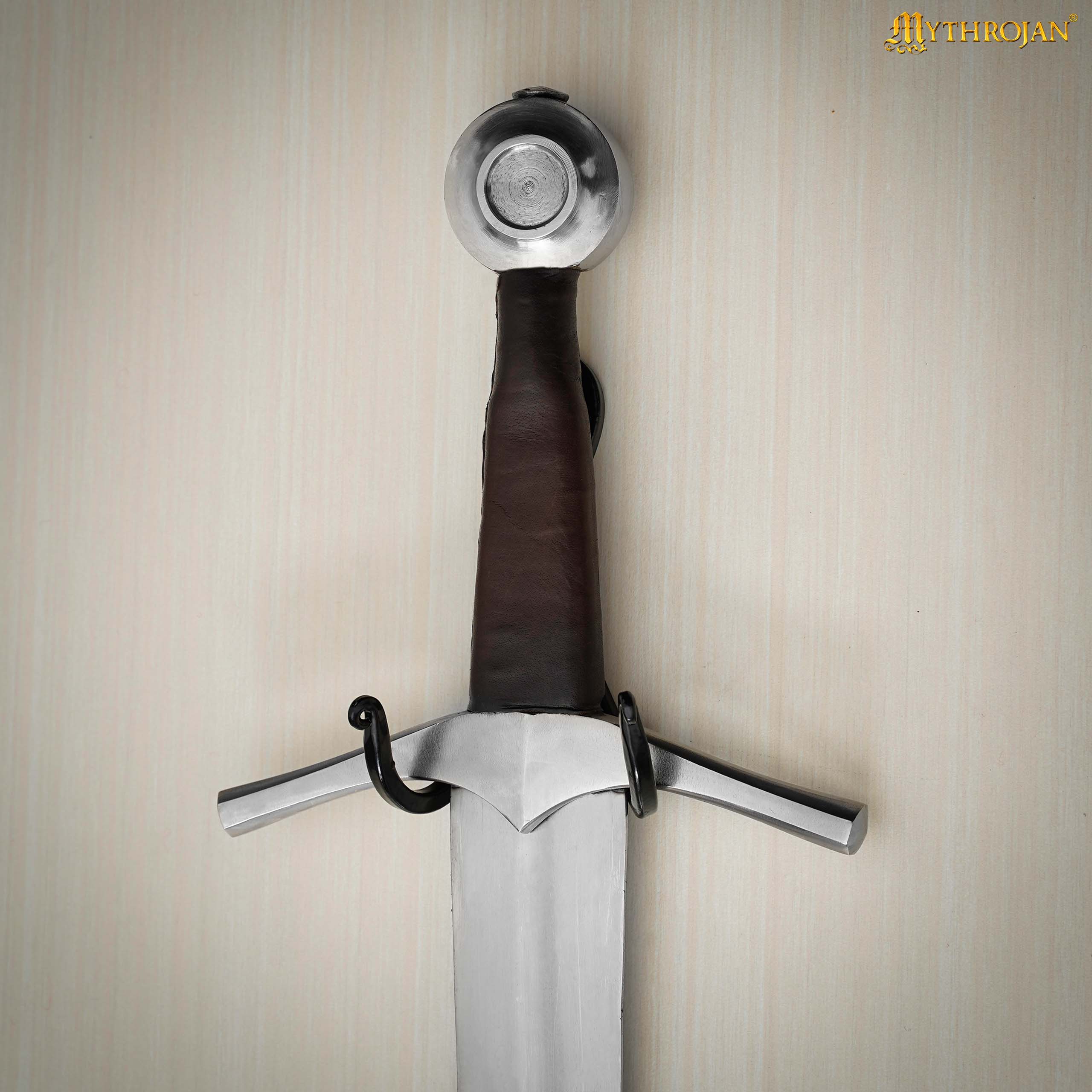 Mythrojan Metal Single Sword Vertical Wall Mount Universal Sword Holder Wall Display