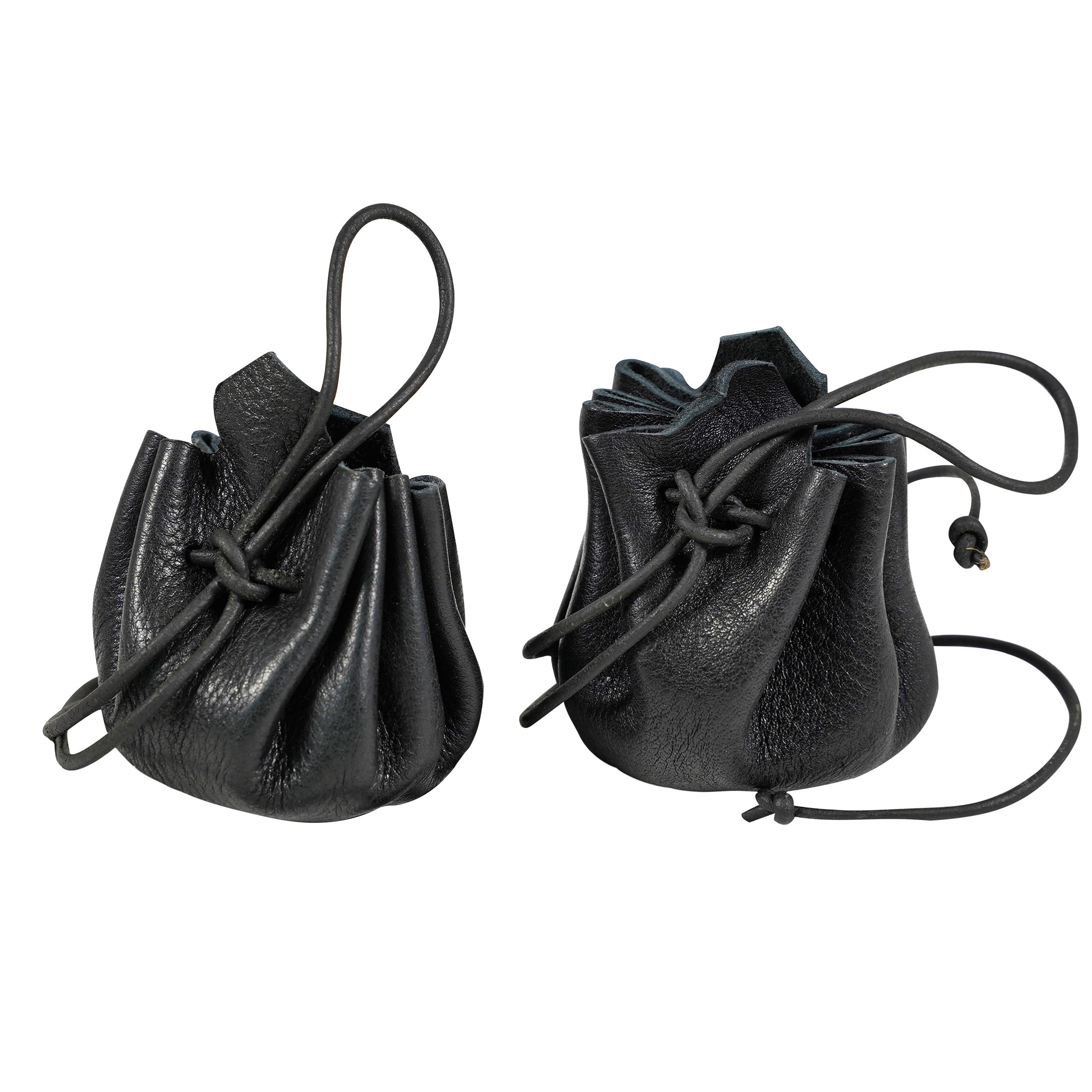 Mythrojan Pair of Medieval Drawstring Pouches