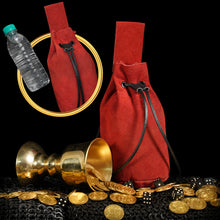 mythrojan-medieval-drawstring-belt-bag-ideal-for-sca-larp-reenactment-ren-fair-suede-leather-cherry-8-6-5