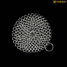mythrojan-chainmail-round-stainless-steel-scrubber-ideal-for-cleaning-cast-iron-skillet-wok-cooking-pot-griddle-or-cast-iron-cauldron-maintenance-diameter-4-7