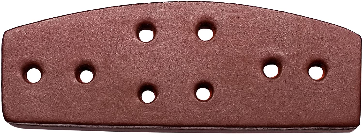 Mythrojan Sturdy Full Grain Leather LAMELLAR Plates | Viking and Medieval Handmade Plate Ideal for Slavs Costume Warrior Vikings SCA LARP Cosplay - Brown