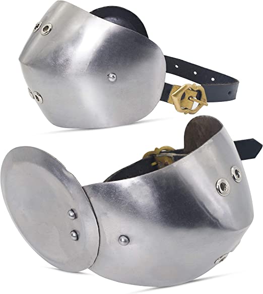Mythrojan C55 XIV Century Medieval Reenactment, SCA IMCF &amp; HMB Splint Armour/Armor Dueling Elbow Cops